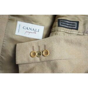 Canali 100% Pure Camel Hair Brown Sport Coat Jacket Sz 40R